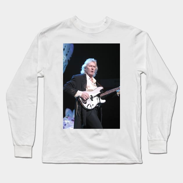 Chris Squire Photograph Long Sleeve T-Shirt by Concert Photos